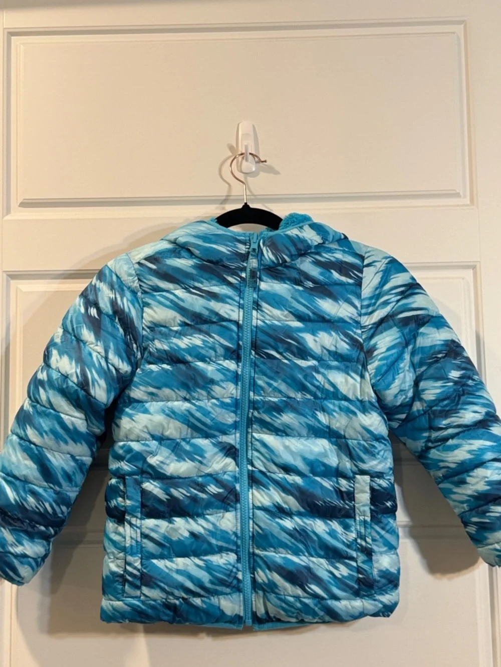 Lands’ End Kids Reversible Insulated Fleece Jacket - medium 8